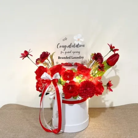 Bloom Box Akrilik Ucapan Grand Opening Penukal Abab Lematangilir